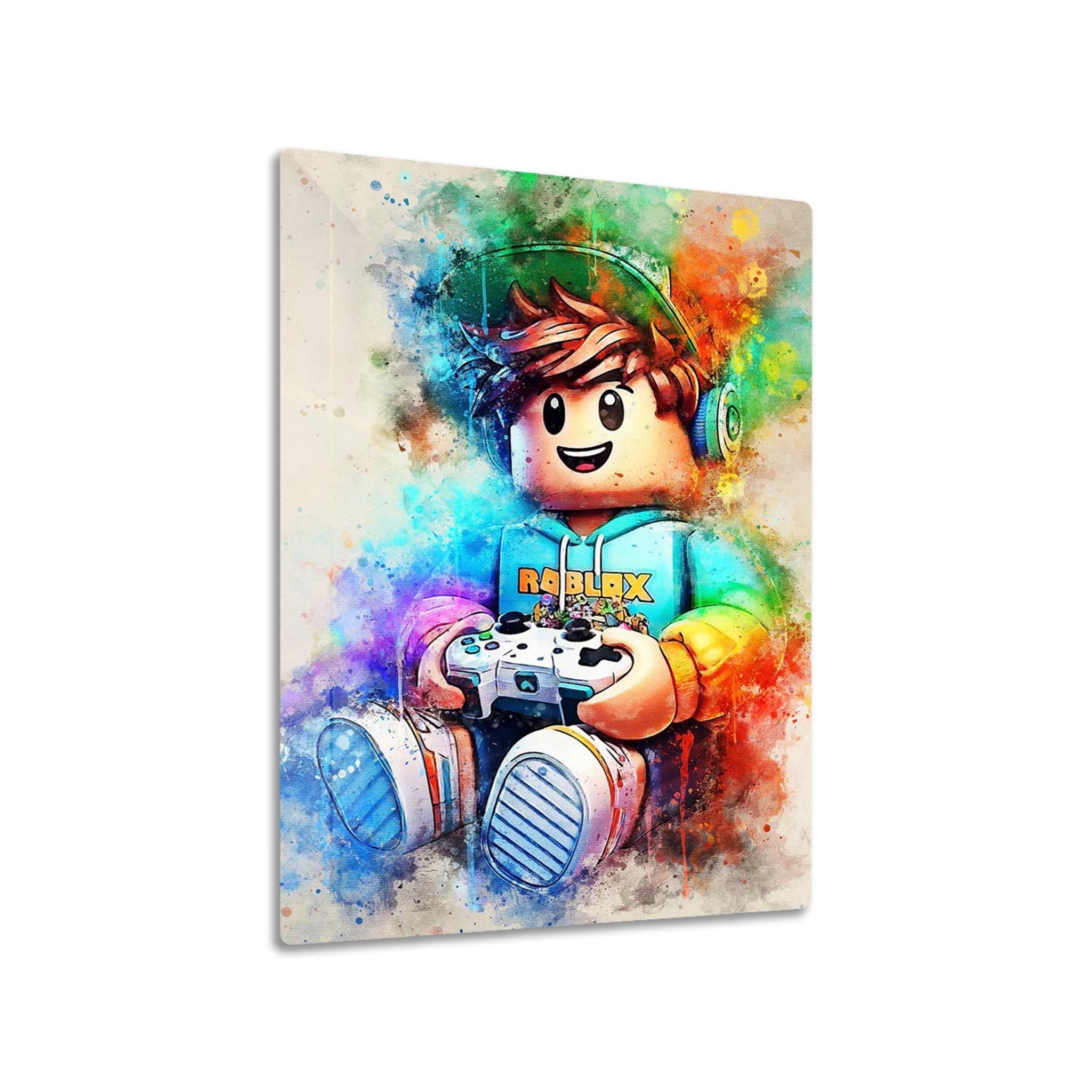 Roblox Gamer metal poster